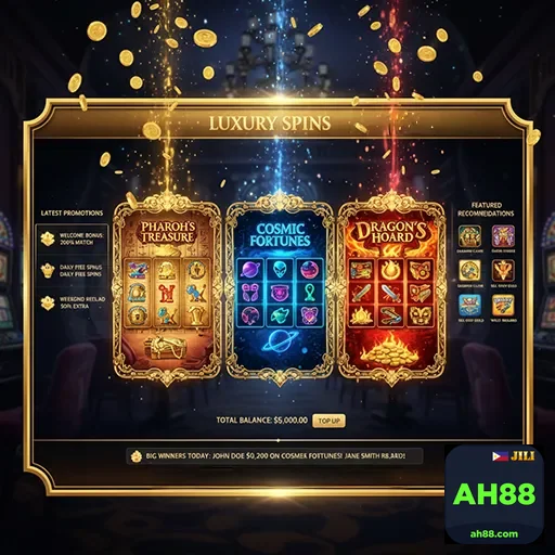 Excited players enjoying mobile casino games together